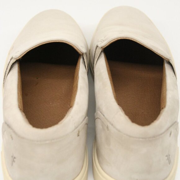 Frye Ivy Suede Leather Slip On Casual Women's Sneakers Shoes Beige Taupe‎ Sz 10 - Picture 10 of 15